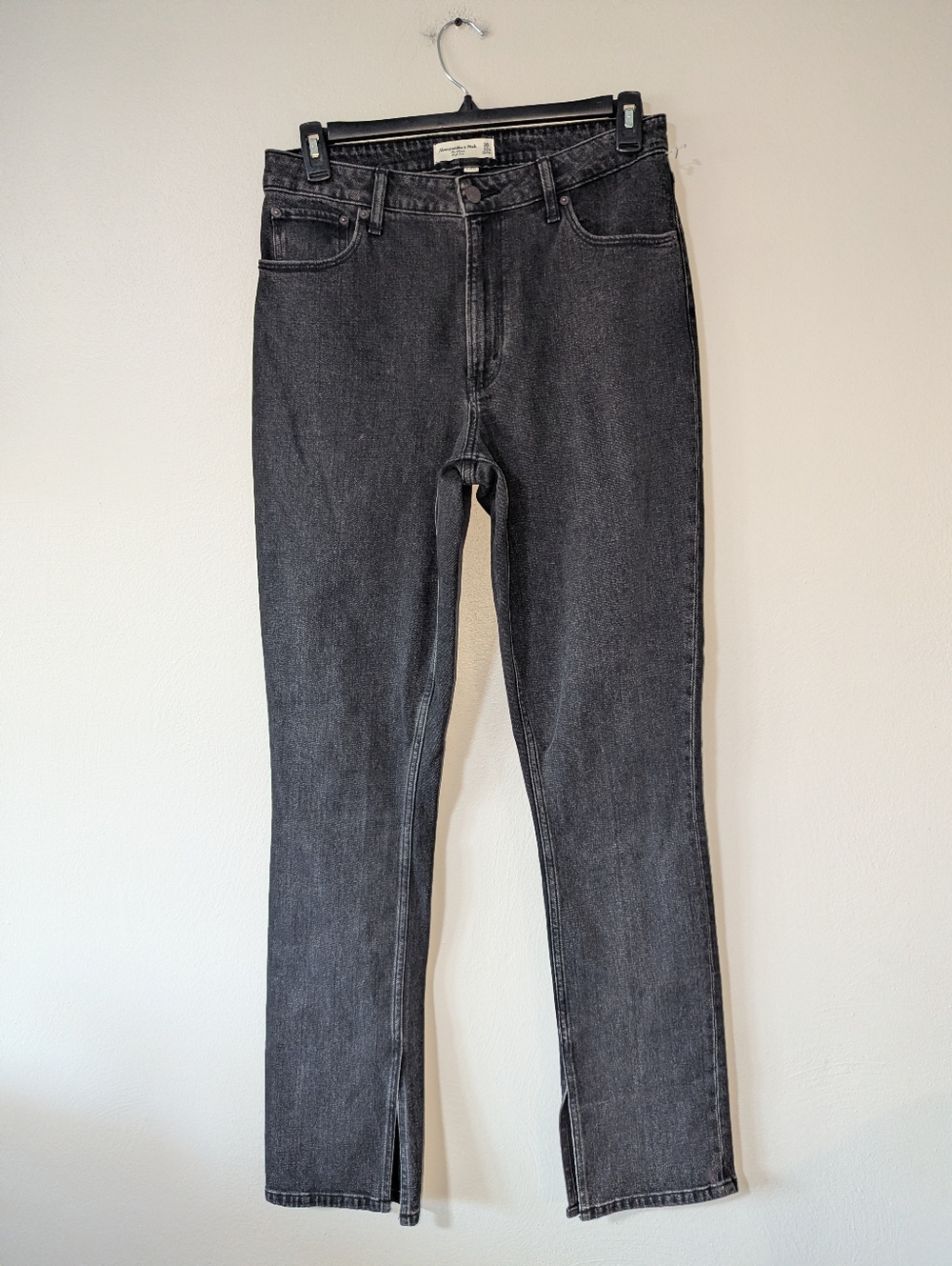 30/10 XL Abercrombie & Fitch Curve Love The Skinny High Rise Black Jeans